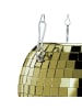 relaxdays Discokugel Pflanzentopf in Gold