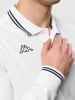 Kappa Poloshirt KMLogo in white-blue marine
