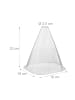 relaxdays 10 x Pflanzenhut in Transparent - (B)19 x (H)22 x (T)19 cm