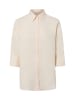 Marie Lund Leinenbluse Rihab in ecru - 0058