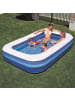Bestway Family Pool 262 x 175 x 51 cm, hellblau, eckig in Blau ab 6 Jahre