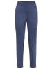 Laura Scott Stretch-Hose in blau gemustert