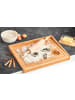 Zeller Bambus Zimmerei, Schneidebrett - 2 in 1 in Braun, (B) 40 x (H) 4,5 x (L) 50 cm