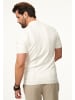 SOULSTAR Poloshirt - mit Knopfleiste Kurzarm Strick Polo-Hemd T-Shirt in Ecru