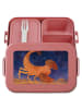 Mr. & Mrs. Panda Lunchbox Sternzeichen Skorpion Design ohne Spruch in Rot Pastell
