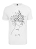 Mister Tee T-Shirt kurzarm in white