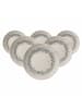 Ritzenhoff & Breker 6er Set Dessertteller Cecina in ø 20,5 cm in Graphit