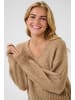 Kaffe Strickpullover KAtrina Loose fit in Toasted Coconut Melange
