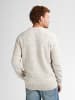 Petrol Industries Pullover mit Zopfmuster Madison in Weiß