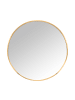 relaxdays Spiegel in Gold - 50 cm