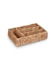 relaxdays Besteckkasten in Natur - (B)42 x (H)10,5 x (T)29 cm
