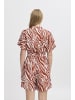ICHI Overall IHYARDEEN Loose fit in Fired Brick Animal