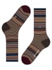 Burlington Socken Stripe in Camel