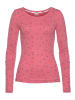 Kangaroos Langarmshirt in himbeere-gemustert