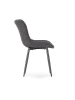 CALICOSY 4er-Set Stoelen MAË  in Dunkelgrau - (W) 48  x (H) 49,5  x (L) 62  cm