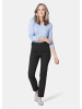 GOLDNER Damen Jeans Slim Fit LOUISA mit Stretch-Anteil in schwarz