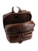 Greenburry Rugged Business-Rucksack Leder 39 cm Laptopfach brown