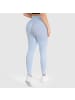 SMILODOX Leggings Slayton Scrunch in Hellblau
