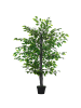 Outsunny Künstliche Banyan Baum-Ø 20 x 145H cm-Grün