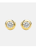 Diamant L'éternel Ohrringe aus 585 Gelbgold mit 0.10 Karat Diamant