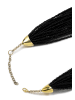 IZIA Halskette in Schwarz Weiss Mehrfarbig