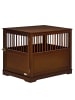 Pawhut Hundekäfig Braun 80,5L x 59,5B x 67,5H cm