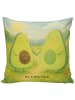 Mr. & Mrs. Panda kissen für sofa Avocado Pärchen Design ohne Spruch in Weiß