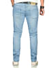 Alessandro Salvarini Jeans A. Salvarini Herren Jeans Blau Multi AS170-AS174 in Bleachstone