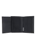 oxmox Leather Geldbörse RFID Schutz Leder 13 cm in schwarz-frog 2.0