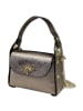 Toscanto Leder Umhängetasche Toscanto Tasche bronze metallic, braun ca. 19cm