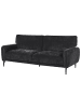 Beliani 3-Sitzer Sofa SKARO in Schwarz - (W) 214 x (H) 87 x (L) 89 cm