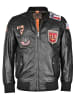 TOP GUN Lederblouson TG2020212112 in schwarz