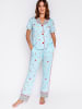 P.J. Salvage Pyjama PUPPY LOVE in Blau