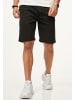 SOULSTAR Chinoshorts - mit Gummibund & Tunnelzug - Kurze Hose für Herren in Black
