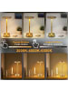 ZMH Tischleuchte LED in gold Solarenergie 3600mhA Wiederaufladbar Touch Dimmbar