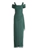 Vera Mont Abendkleid im Glitzer-Look in Green/Grey
