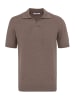 Felix Hardy Polo Shirt Kurzarm in Beige-Braun
