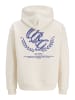 Jack & Jones Kapuzenpullover in Antique White