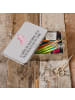 Mr. & Mrs. Panda Geschenkbox Axolotl Tanzen mit Spruch in Grau Pastell