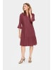 SAINT TROPEZ Kleid EdaSZ Lockere Passform in Burgundy