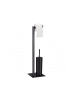 relaxdays WC Garnitur in Schwarz - (H)72,5 cm