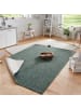 NORTHRUGS In- & Outdoor Wendeteppich Uni Miami Grün Creme