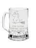 Mr. & Mrs. Panda Gravur Bierkrug Einhorn Hexe mit Spruch in Transparent