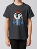 wat? Apparel T-Shirt Pinguin in Grau