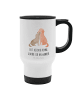 Mr. & Mrs. Panda Kaffeebecher To Go Hunde Liebe mit Spruch in Weiß