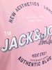JACK & JONES PLUS T-shirt in Prism Pink