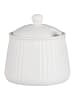 IB Laursen Zuckerschale Mynte Steingut in pure white