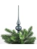 JACK Christbaumspitze Glas 26cm Glänzend Matt in Anthrazit Matt