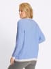 Sieh an! Strickjacke in himmelblau-ecru-gemustert
