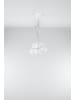 Nice Lamps Hängleuchte RENE 5 in Weiß mit dem longen PVC-Kabel Minimalistisch E27 NICE LAMS